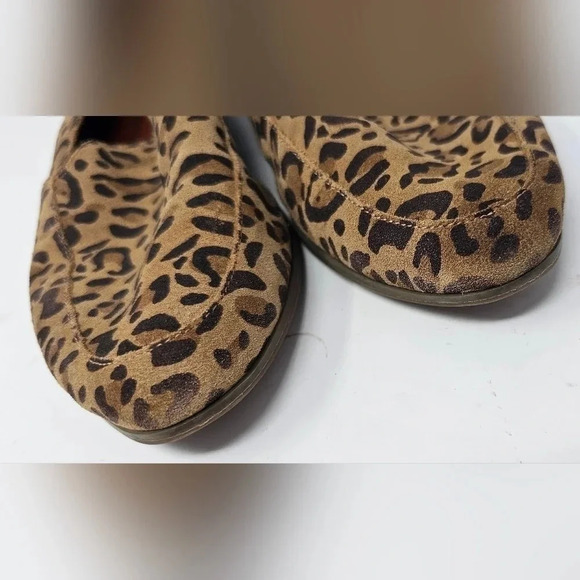 Lucky Brand Women's leopard Print Brogan Leather Loafers Size 8 - Picture 5 of 15